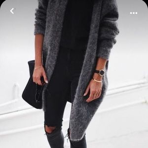 Women’s dark grey cardigan